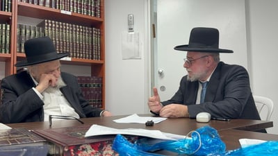 הגר"פ גולדשמידט, הערב אצל הגרמ"ה הירש