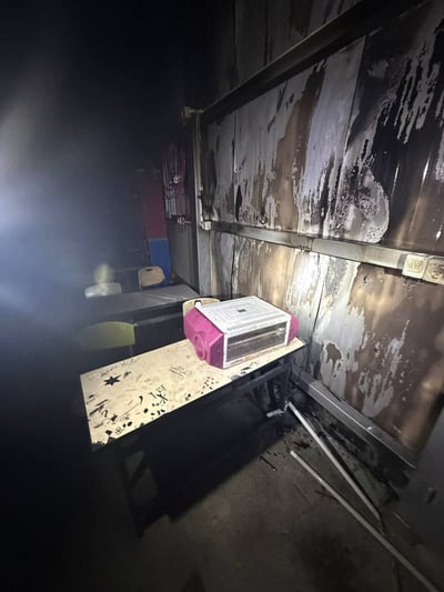 דיווחים פלסטיניים: כיתה הוצתה בבית ספר סמוך לשכם; כתובות “נקמה” רוססו
