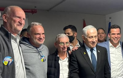 נתניהו בסיור הערב בנתניה