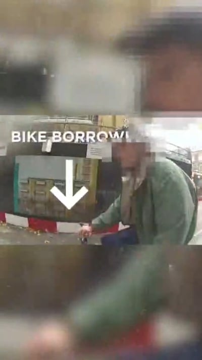 תיעוד מעניין מלונדון: הגנב ברח - השוטר "גנב" אופניים ופתח במרדף | כך זה הסתיים