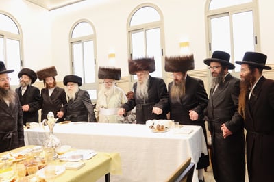 שמחת הברית לנכד האדמו"רים מטשארנאביל ומשכנות הרועים