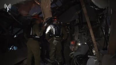 פעילות פיקוד העורף בזירה בבני ברק