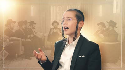  ילד הפלא ארי קראוס, מקהלת 'מלכות' ו'חסידימלעך' בביצוע ווקאלי: 'מלך ברחמיו' 