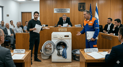 החברה תפצה את הלקוחה על מכונה בלי סחיטה 