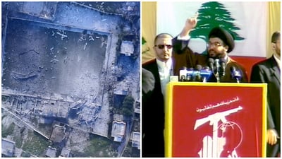 נסראללה בנאום קורי העכביש - המגרש אחר הטיפול של צה"ל