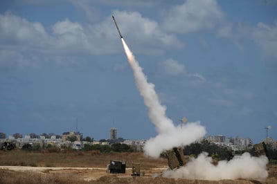 כיפת ברזל בפעולה