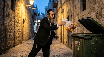 השלכת פירות ערלה לאשפה