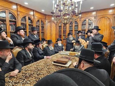 המעמד במעונו של האדמו"ר מסאטמר