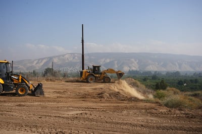 העבודות להקמת המכשול הביטחוני בגבול המזרחי