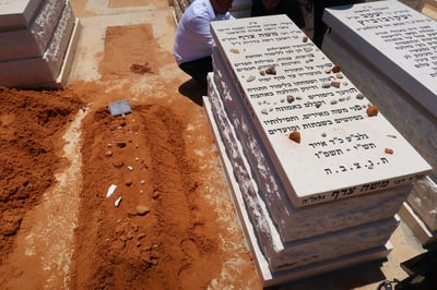 הלוויית הרבנית צרף ע"ה