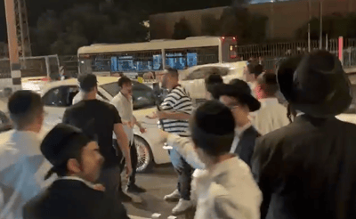 בניגוד להוראת הרבנים: כביש גהה נחסם לאחר העצרת בבני ברק | צפו