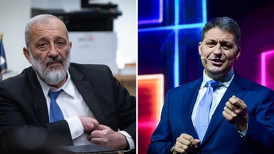 מימין: חיים ביבס, משמאל: אריה דרעי