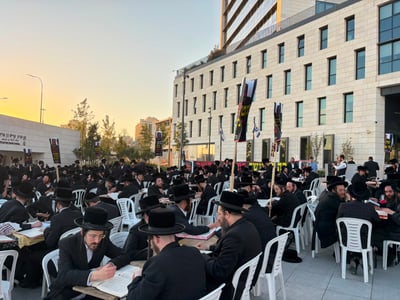 מחאת "זעקת התורה" מול משרדי היועמ"שית