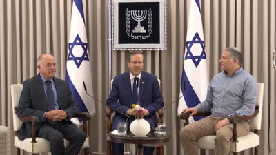 בבית הנשיא: פגישת חירום עם ראש השב"כ וסולברג לקראת הבחירות
