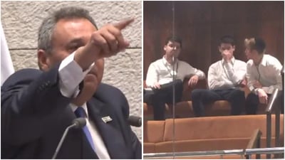 "נמאס לי לראות אתכם פה!" | הח"כ מ'יש עתיד' פרץ בצרחות על בחורי ישיבות בכנסת