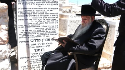 יא"צ של הגרא"מ רוטנר זצ"ל אצל חתנו האדמו"ר מטשארנאביל