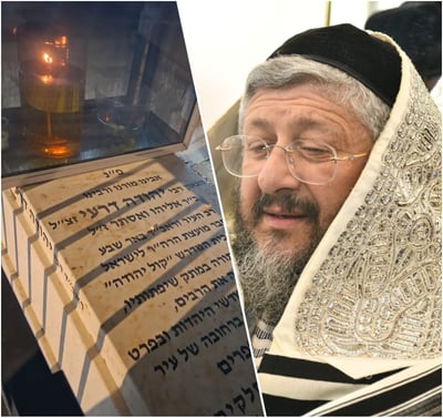 הפועלים הערבים חצבו בקברו, כך הרב הופיע בחלום והתריע