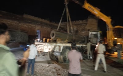"הם איימו עליי ברצח": תותח היסטורי נשדד ע"י 30 חמושים ומנוף