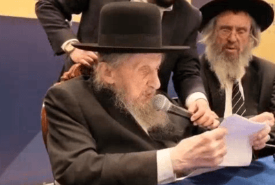 הגר"ד לנדו מגיב לסערה: "התייחסו לדברי בעיוות ושנאת עמי הארצות" | צפו