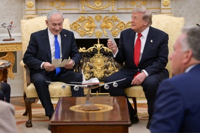 טראמפ ונתניהו, אמש