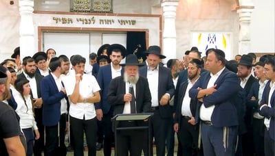 הלוויית הגאון הרב אברהם מנחם זצ"ל