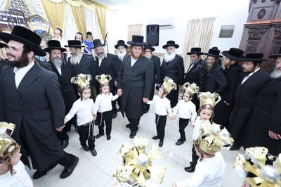 חומש סעודה תלמוד תורה דושינסקיא הר יונה