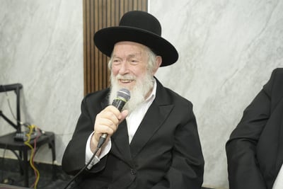 שמחת בר מצווה לנין הגר"י זילברשטיין