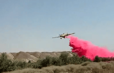 שריפה נרחבת: שישה מטוסי כיבוי פועלים בשטח