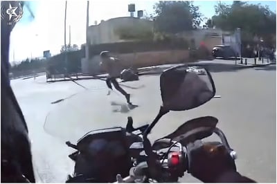 שוטר במרדף רגלי אחר נהג פלסטיני ללא רישיון בבית חנינה