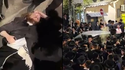 עימותים אלימים בירושלים: קנאים תקפו את האדמו"ר מקרלין בשמחת שבע ברכות