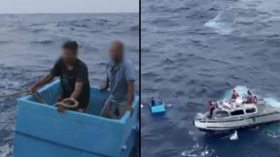 דייגים ממקסיקו ניצלו בנס: חמישה ימים בצידנית באוקיינוס