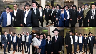 שמחת בר המצווה לבנו של בעל 'הפרגוד' בהשתתפות גדולי ישראל ואישי ציבור