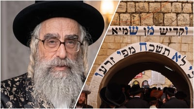 האדמו"ר מויז'ניץ מונסי - מירון 