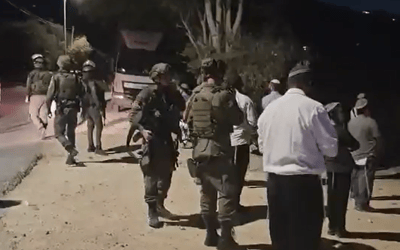 תושבי גוש דולב יצאו למחאה לאחר שמילואימניק הותקף ונלקח לרמאללה