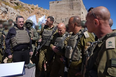 ישראל כץ בחרמון הסורי