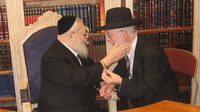 הגר"צ מאזוז עם הגר"ע יוסף