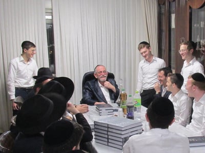 הגר"ב שרייבר בהשקת ספרו