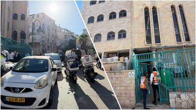 בני ברק: בחור ישיבה בן 13 נפל מגובה 5 מטרים ונפצע