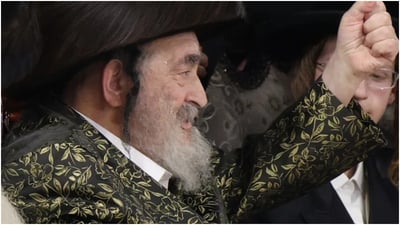 בחסדי שמיים: האדמו"ר מויז'ניץ שוחרר מהדסה