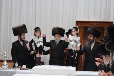 שמחת החלאקה לניני האדמו"ר מסערט ויז'ניץ שליט"א
