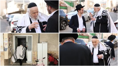 הגאון רבי משה הלל הירש שליט"א בגבעת סלבודקה