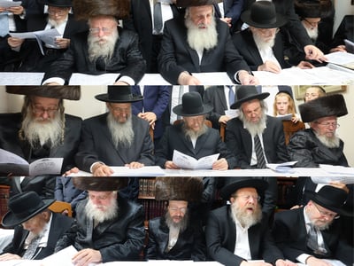 המעמד במעונו של הגר"ד סגל