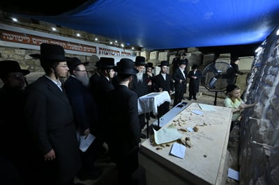הילולת בעל הסולם זי"ע אצל האדמו"ר מאשלג בני היכלא