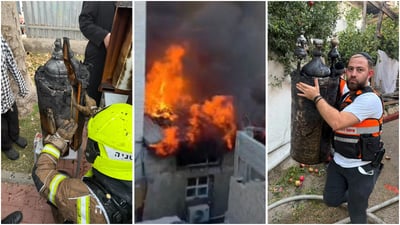 שריפה גדולה במאה שערים: ספרי תורה מפוייחים חולצו מבית הכנסת הבוער