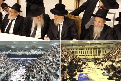 מעמד הקפות שניות אדיר בישיבת פוניבז' • צפו