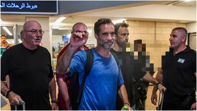 אסף רג'ואן בשובו ארצה