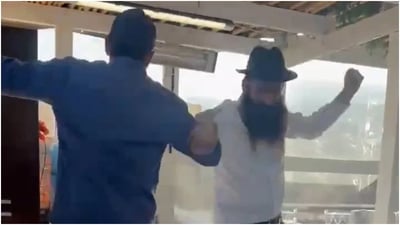 השלג בסיביר חיכה עד מוצאי החג: כך חגגו סוכות בקור