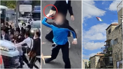 כוח מסווה תפס קטין בזמן שיידה אבנים במאה שערים