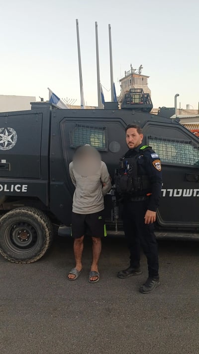 פלסטיני שיבח את הטבח ב-7 באוקטובר: נעצר על ידי המשטרה