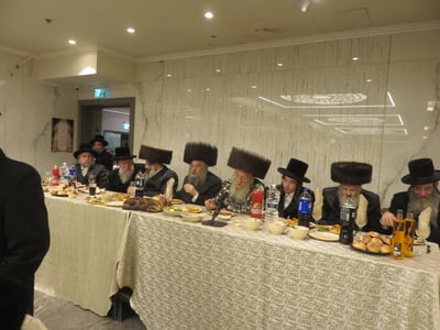 שמחת האירוסין בבני ברק | צילום: א.כ.
